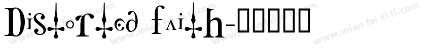 Distorted Faith字体转换